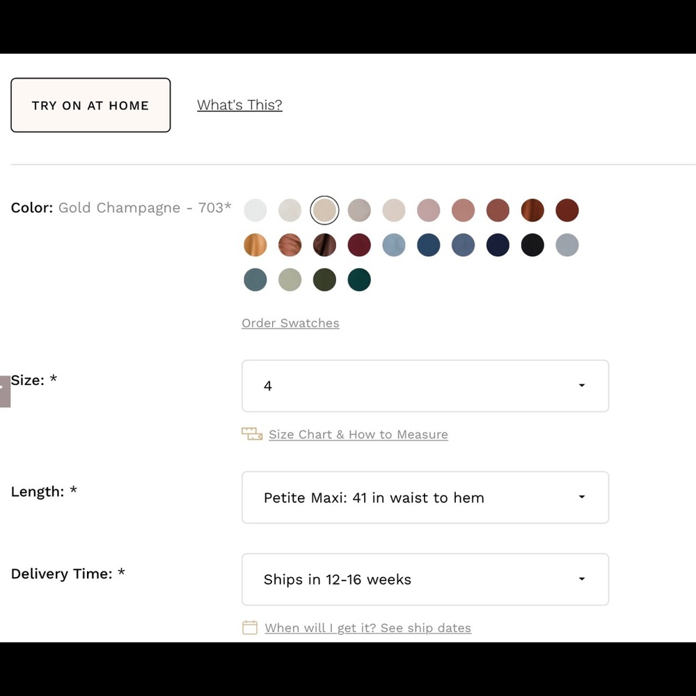 Champagne Gold 2-Piece Dress - Picture 5 of 9